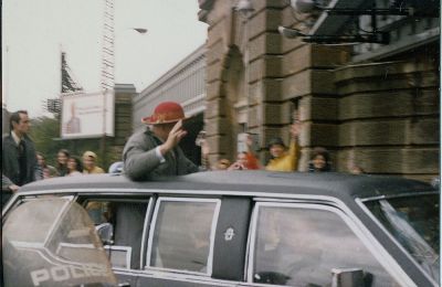 Pope on my corner
