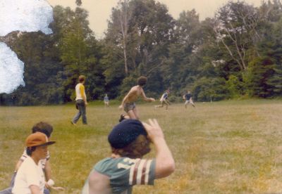 On the field
