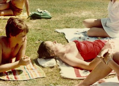 Ann catching some rays

