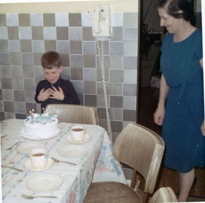 Grandma adn Michael 7th Birtday
